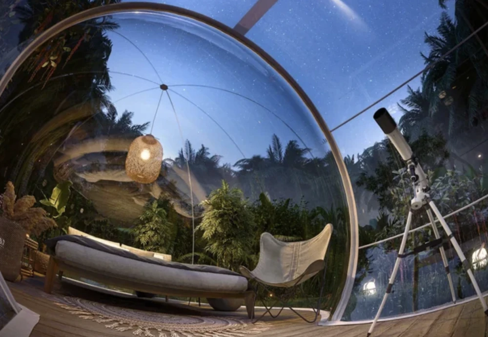 can you live in a bubble tent