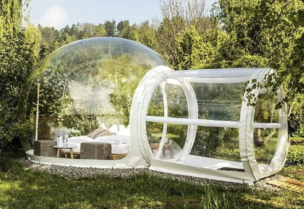 see through bubble tent